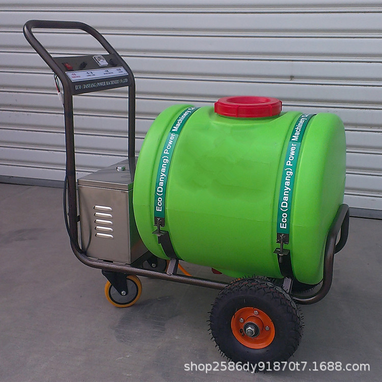 推车式打药机100升电动高压农用消毒机 柴油汽油喷雾器
