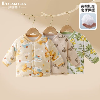 宝宝棉服夹棉保暖内搭穿上衣秋冬外套男女童棉衣婴儿衣服儿童棉袄
