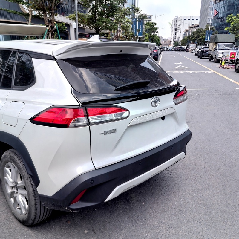Suitable for 2022+ Toyota Frontlander, Corolla Cross, and Rav4 Custom Modified Mid-Wing Spoiler, No-Drill Paint-Coated