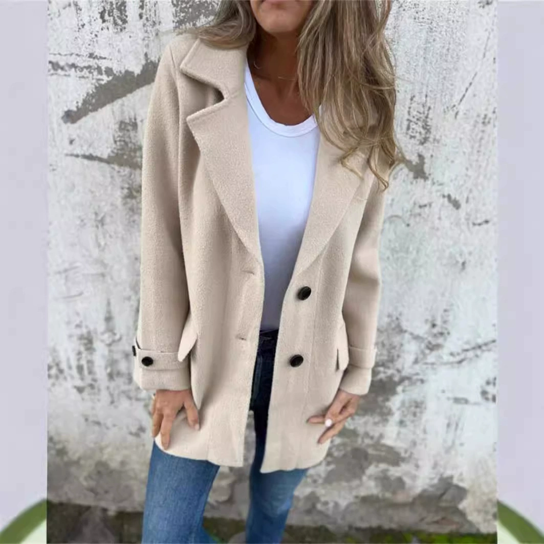 Демисезонный кардиган для отдыха, европ стиль, свободный крой. Цвета Apricot/Black/Khaki, размеры S–5XL