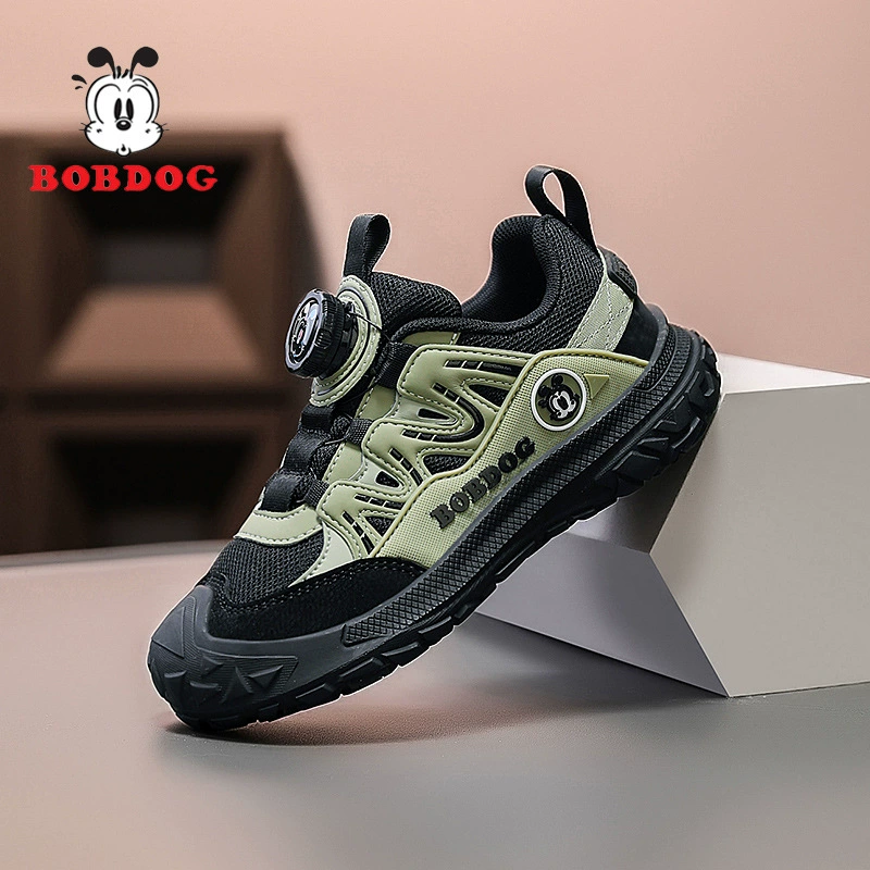 Дышащие износостойкие детские спортивные кроссовки для мальчиков Bobdog, разные размеры и цвета