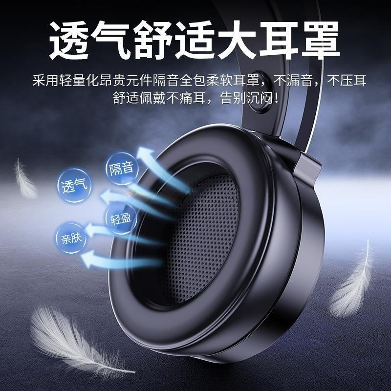 Computer Headset Headset Wired E-sports Game with Microphone Mobile Phone Bluetooth Desktop Notebook Other