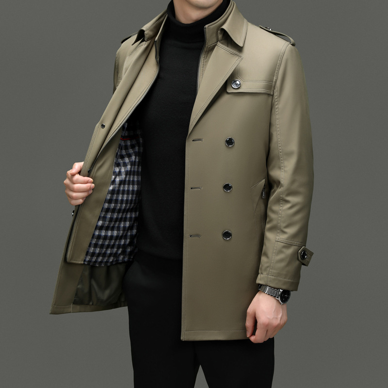 Liner, demi-season trench coat, jacket for leisure