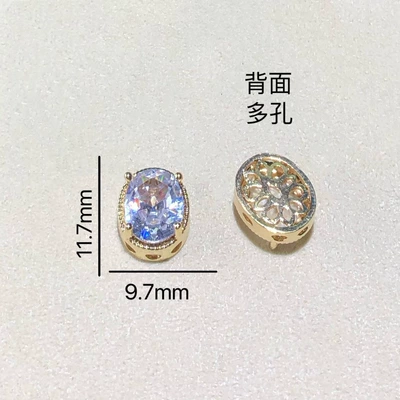14K Gold-Filled Color-Preserving Crystal: Zərgərlik ara hissələri - golden-white-diamond-egg-shaped-magic-box