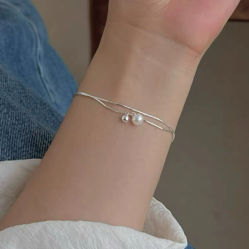 Round Zircon Bracelet Beads, 925 Silver Sample, Simple Elegant Charm (Multiple Codes)