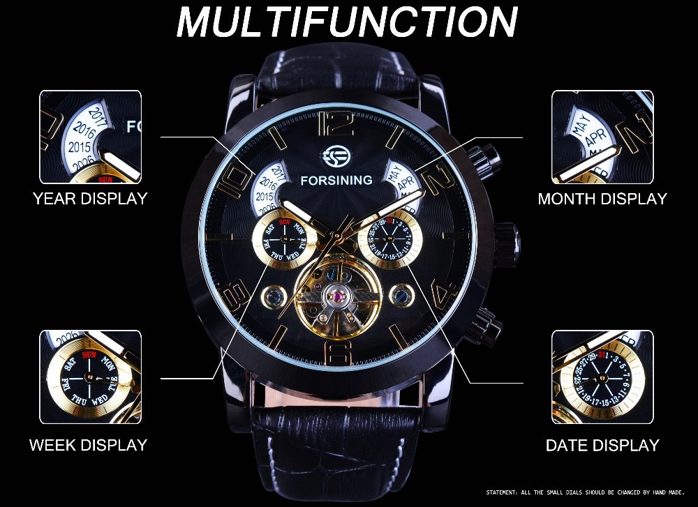 Men's Automatic Mechanical Watch With Tourbillon And Large Dial_voghion.com