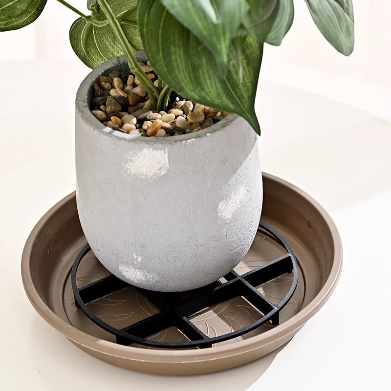 Elevated Base Flower Pot Holder to Prevent Root Rot, Bottom Flower Pot Plastic Plant Stand, Breathable Support Bracket, Heat Insulation Rack