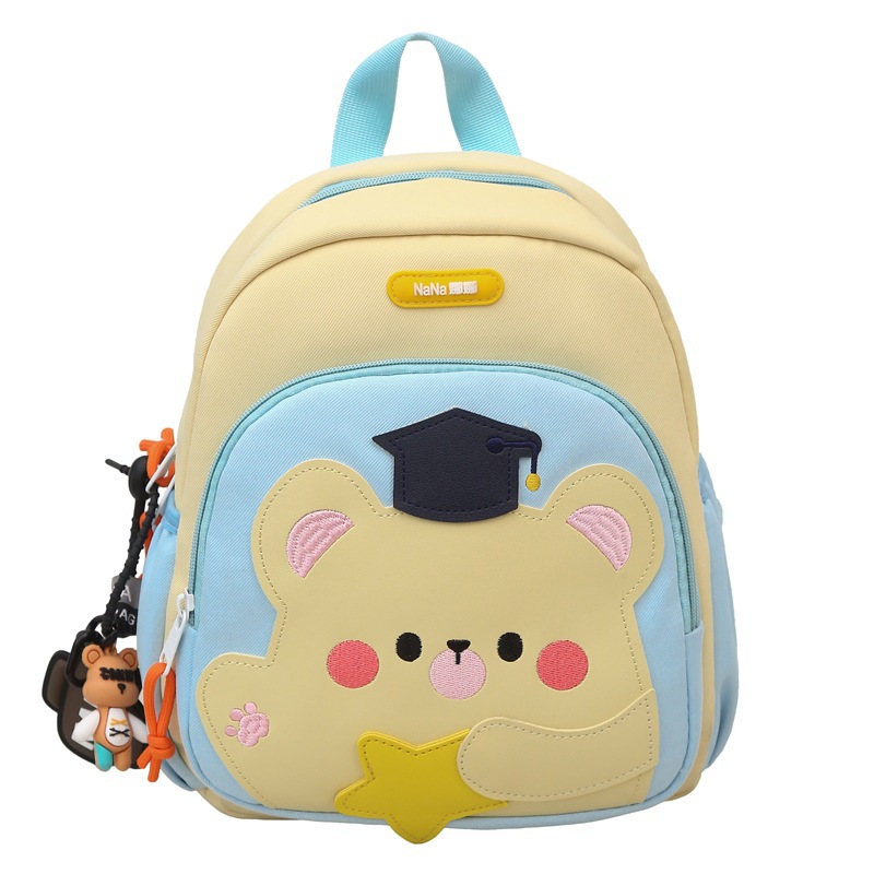 2025 nueva mochila de jardín de infantes oso ligera mochila de espalda para niños 3 - 6 mochila anti-perdida para niños y niñas 5