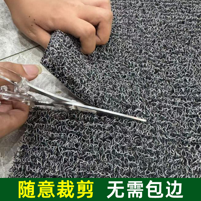 卸売PVCネイル底糸巻きマット、厚手糸巻き、カット可能、車用フロアマット、商業用、ショッピングモール、ホテル用滑り止めマット|undefined