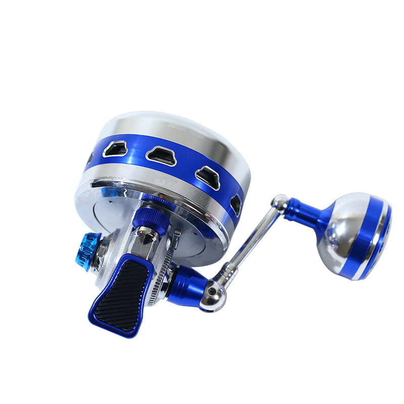 Transfronterizo Piscis fortaleza J33 J39 todo-metal J50 rueda de pesca rueda cerrada Slingshot compuesto arco rueda de pesca