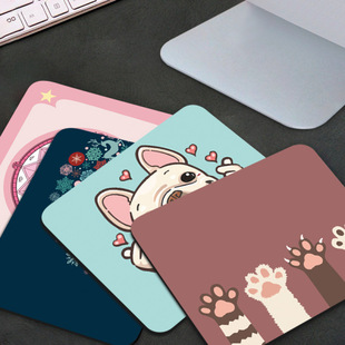 Cartoon Mouse Pad Thickeneded Without Edge Locking Cute Small Cute Simple High-Value Mouse Pad Office Waterproof Desk Pad