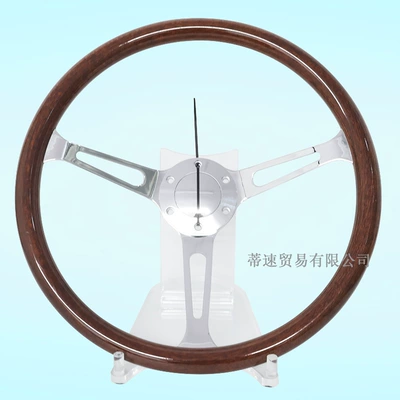 Steering wheel modification 15inch peach wood color - long-hole-electroplating-rack-15inch-steering-wheel