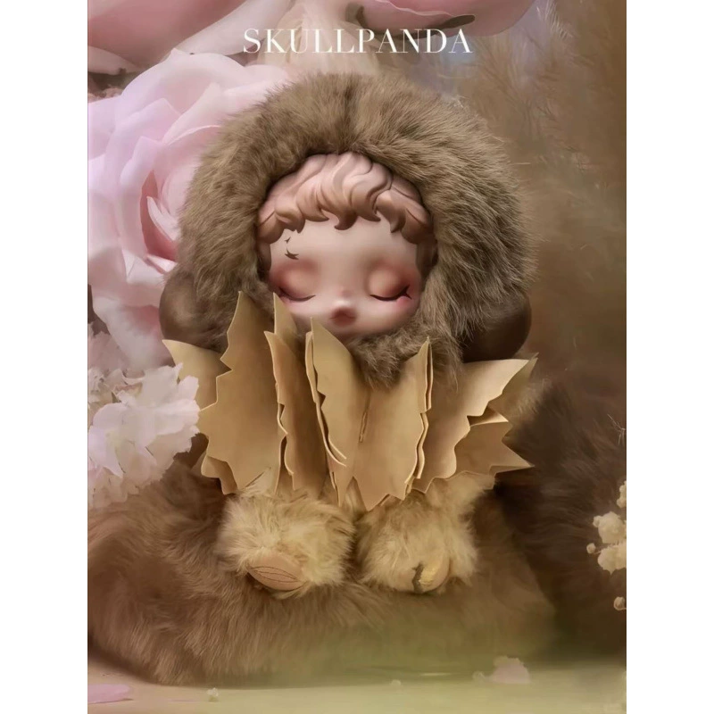 Плюшевый подвесной диверсивный бокс (SKULLPANDA) второе поколение зимней серии Hikari Garden, коллекционные милые куклы