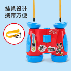 Disney Snow Queen Elsa Telescope Sanrio Children's High Magnification HD Binoculars Mickey Telescope Magnifying Toy 