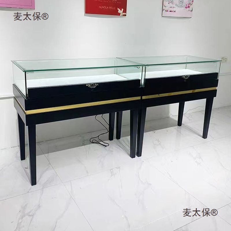 珠宝展示柜首饰饰品玉石玉器翡翠手表展柜眼镜展厅玻璃柜台麦太保
