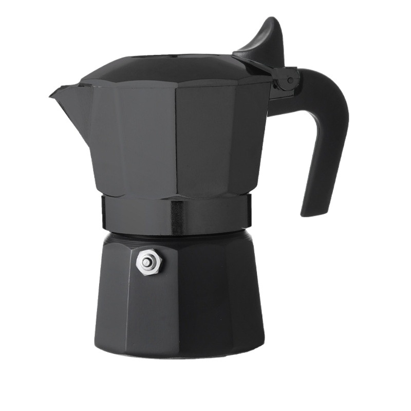 Nueva olla de café de doble válvula clásica olla Mocha octogonal Olla concentrada italiana válvula importada Seiko olla perforadora de mano