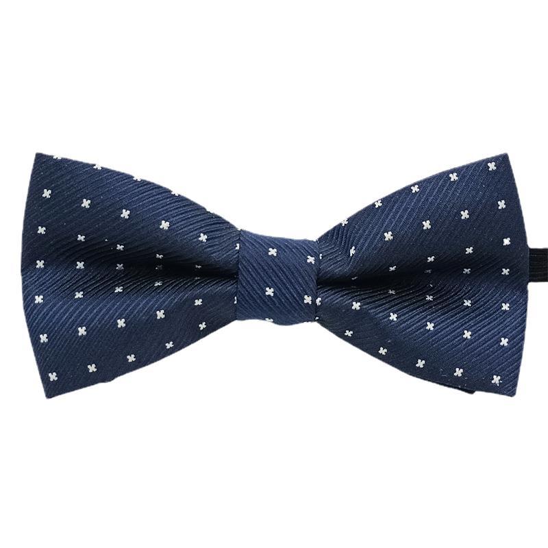 Factory spot wholesale double-layer children's bow tie boys and girls Korean British style small bow tie performance bow