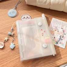 韩国ins风本奶白色a5手账本diy韩版简约少女心高颜值拍立得手账本