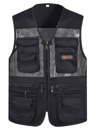 [Exclusive for Cross-border] Multi-pocket Vests for Men, Wearable Over Clothing, High-Grade, Lightweight, Senior Men's Vests for Spring and Autumn, Men's Tank Tops