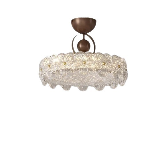 [Estrictamente seleccionado] Estilo de lujo ligero de protección ocular de techo medieval francés Creatividad artística minimalista Bauhinia 2025 nuevas lámparas