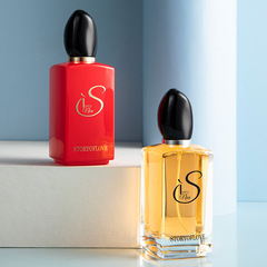 Flower Story Red Si Passionate Beloved Women's Perfume with strong floral and fruity fragrance, fresh and long-lasting fragrance 100ml