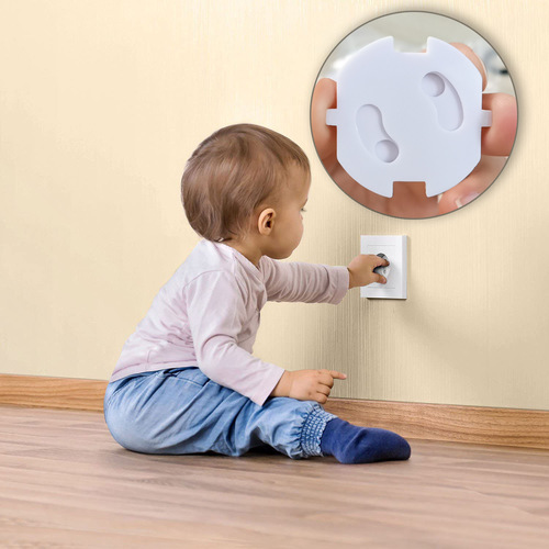 European childproof anti-electric shock protective cover socket cover baby plug cover