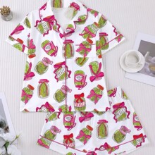�羳���Q�¿�Ůʿ˯��ӡ�����I�����ѝ�W���Ҿӷ�women pajama