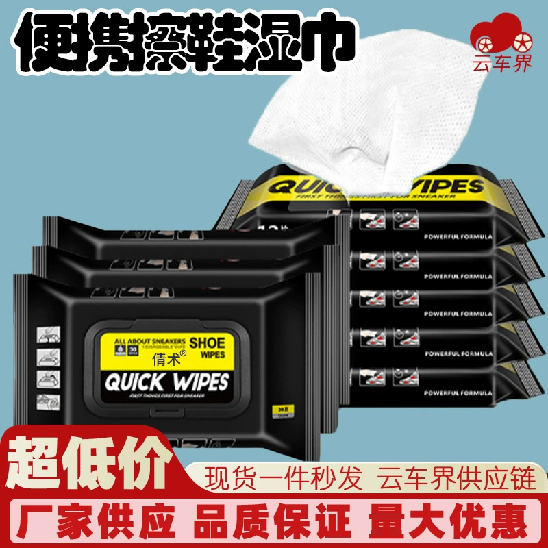 Обувь Салфетки для салфеток Обувь Стирка Очистка артефактов Влажные салфетки Белая обувь Кроссовки Очиститель для обеззараживания Маленькая сумка Ручная кладь