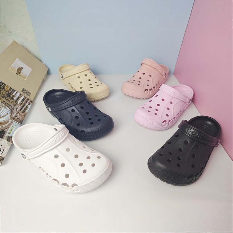 Cross Star Beiya Clogs with Marble Pattern, Summer Outdoor Casual Beach Shoes for Men and Women, Sandals and Slippers