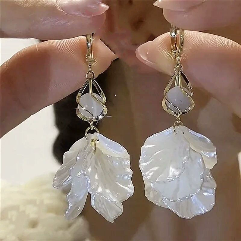 Серьги асимметричные с кисточкой, 925 серебро, игла, корейский стиль элегантный минимализм