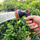 10 function shower ABS plastic garden spray gun thumb push ten function car wash water gun household washing tool