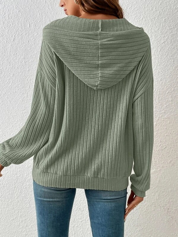 Women's Hoodie Long Sleeve Hoodies & Sweatshirts Pocket Casual Solid Color display picture 4