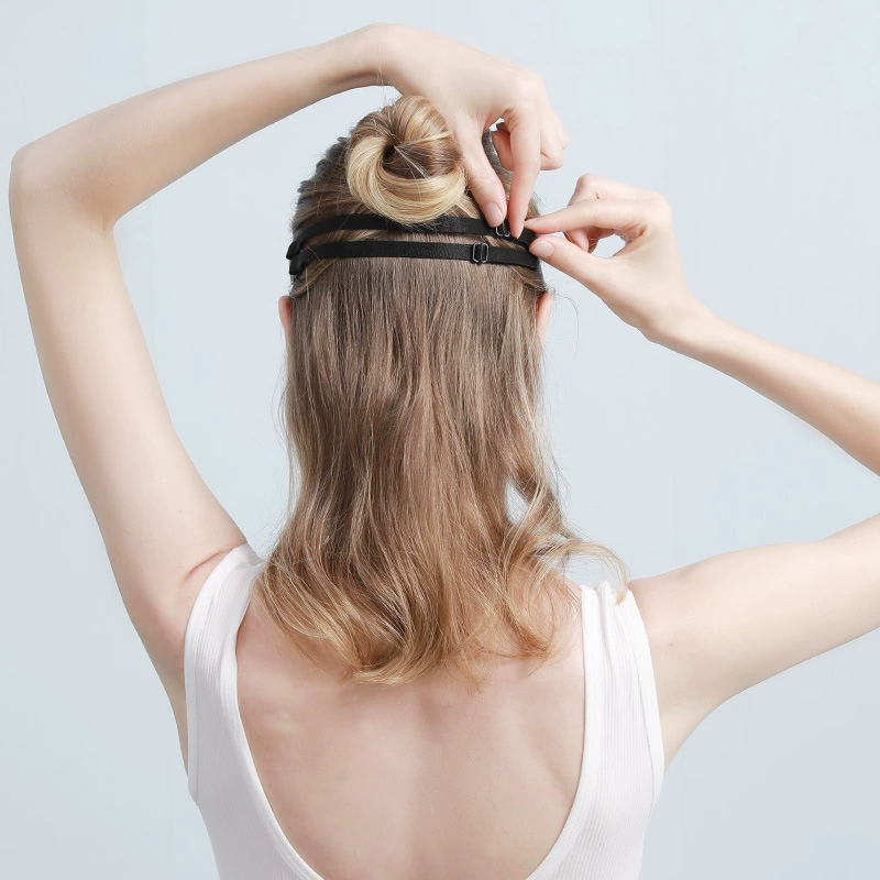 Adjustable Face-Lifting Headband, Elastic Spandex-Nylon Strap with Carbon Steel Invisible Comb