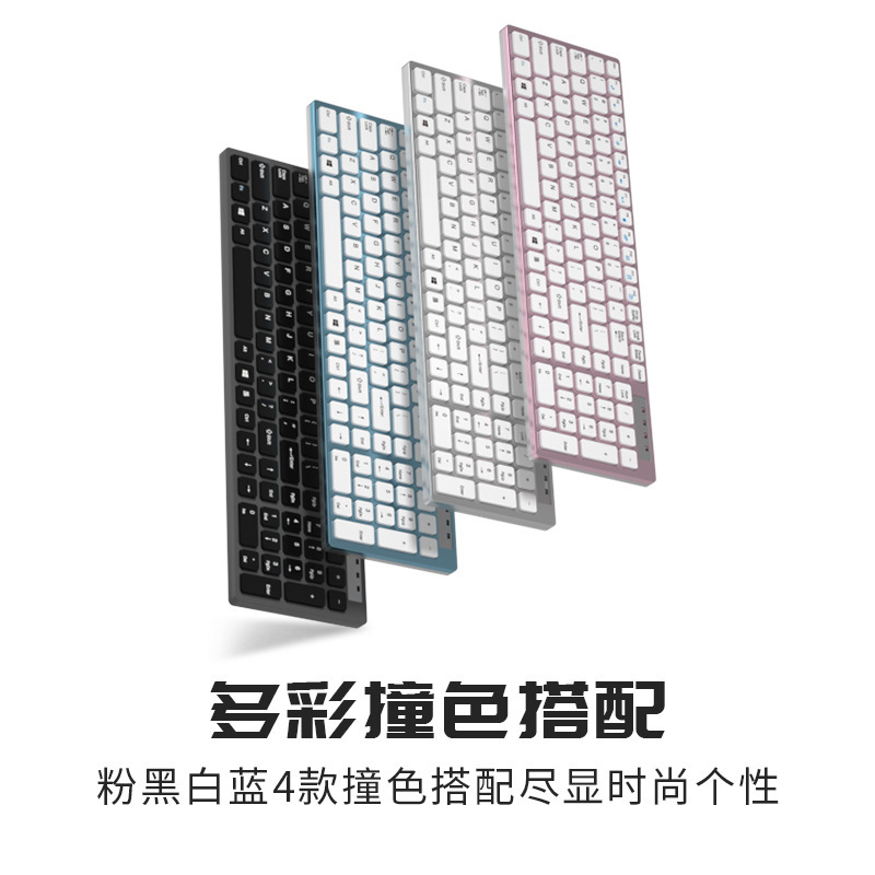 Factory Direct Sales, Wholesale in Stock, Wireless Keyboard and Mouse Set, Office Simple Style, 2.4g Wireless Keyboard and Mouse Set