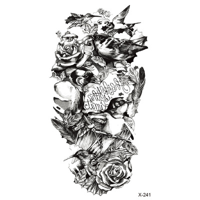 小清新纹身贴厂家现货纹身贴ins风原宿韩版纹身贴亚马逊供货工厂|ru