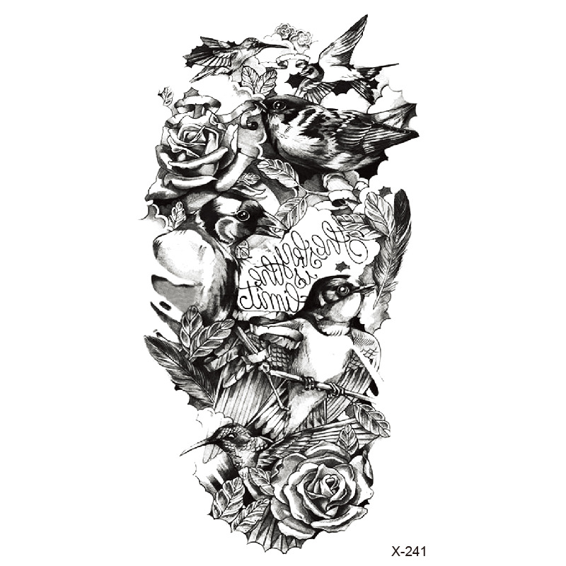 小清新纹身贴厂家现货纹身贴ins风原宿韩版纹身贴亚马逊供货工厂|ru