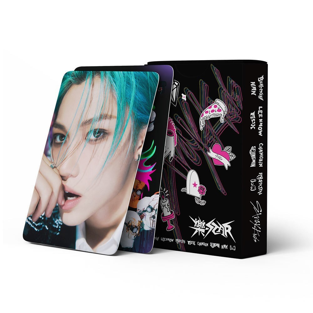 Cadena total de gran cantidad de nuevos productos en stock 55 tarjetas de álbum SKMyBreath KPOP estrella alrededor de la tarjeta de colección LOMO