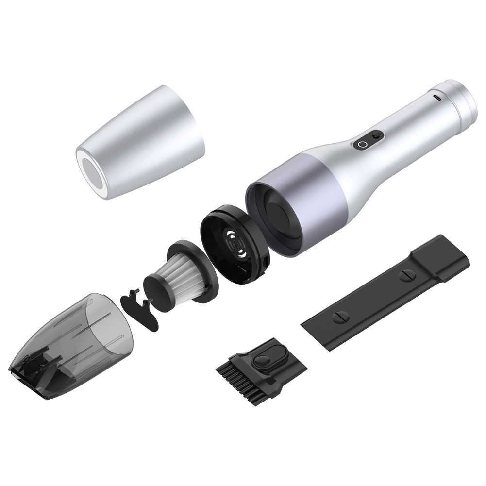 车载汽车吸尘器 无线充电家用车用便携手持式吸尘器跨境新款V9