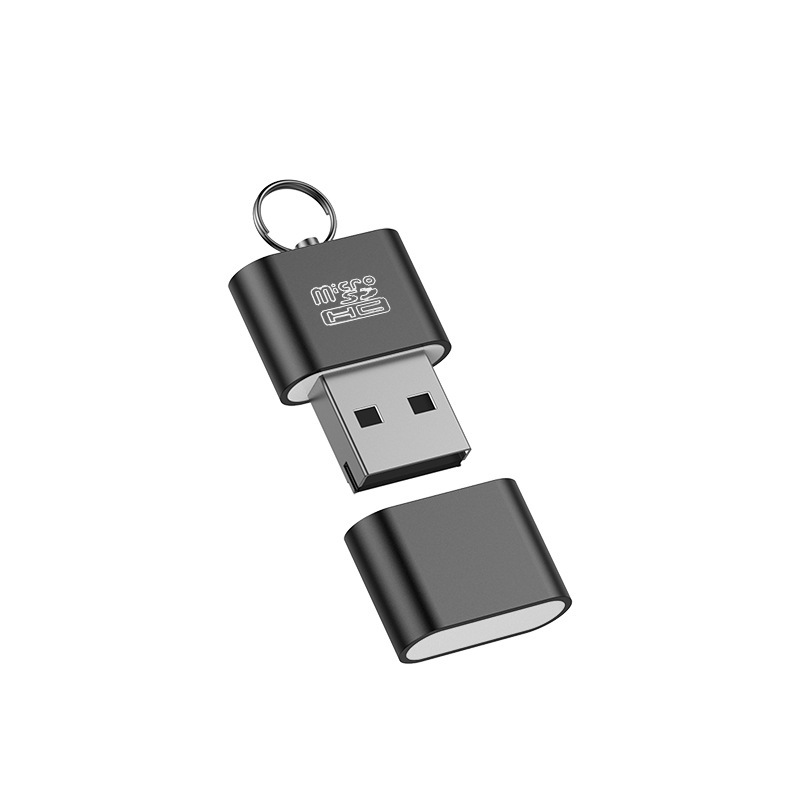SY-T18 アルミ合金 USB カードリーダーメモリカード tf カード 2.0 高速コンピュータマイクロミニノートブックミニ|undefined