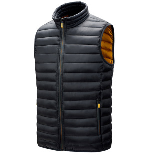 Factory direct cross-border Men's waistcoat fashion ribs cotton vest autumn and winter men's coat trade AliExpress Amazon