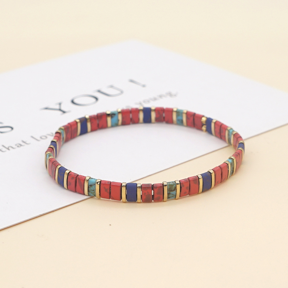 Nihaojewelry Wholesale Jewelry Bohemian Multi-layered Woven Colorful Paint Beaded Bracelet display picture 50