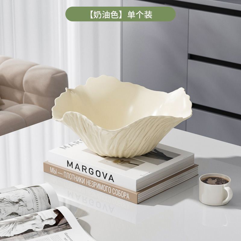 絶妙な花びらフルーツプレート、高価値フルーツプレート、家庭用ライトラグジュアリースタイル、家庭用リビングルームフルーツプレート、プラスチックスナックキャンディーポット|undefined