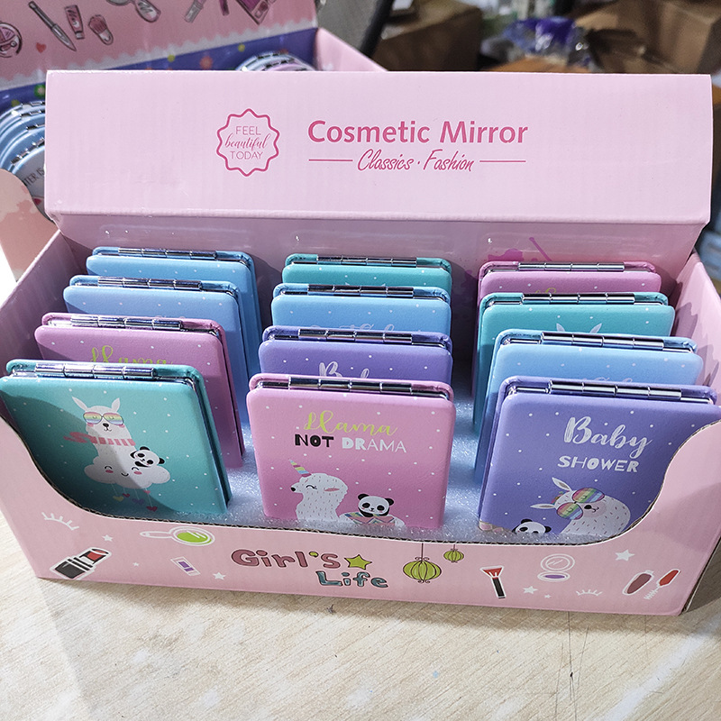 직사각형 접이식 거울 12/상자