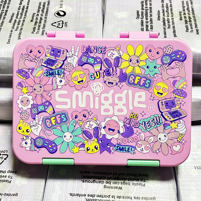 Australia smuggle caja de almuerzo de dibujos animados de alto valor alemán tritan caja de almuerzo de estudiantes niños