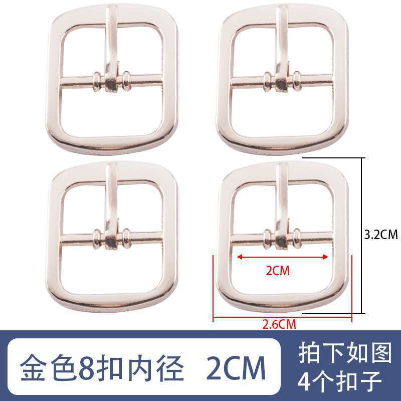 Accesorios de hardware de tacón alto hebilla de zapato de metal sandalias de mujer 8 piezas 9 zapatos redondos hebilla de cordón de botón en forma japonesa otro hogar