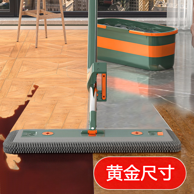 【跨境大爆款】雪尼尔免手洗平板拖把干湿两用家用一拖净拖布墩布|undefined