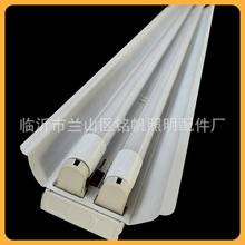 ∷厂家批发ledT8灯管支架荧光灯双管荧光灯 LED单管灯应急LED日光