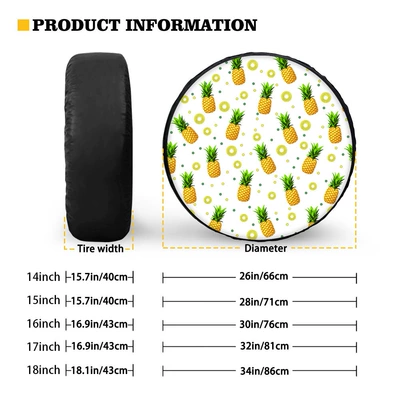 cover pu material spare tire Spare wheel cover