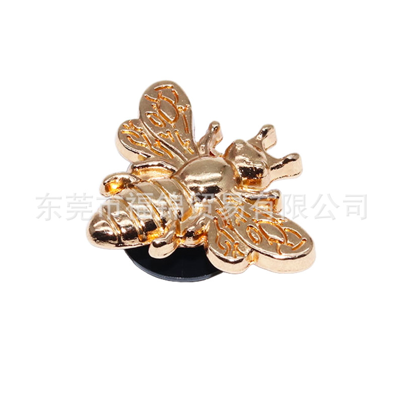 Nuevos accesorios de zapatos de hormigón, botones de zapatos de fruta metálica, accesorios de zapatos de flores del centro comercial