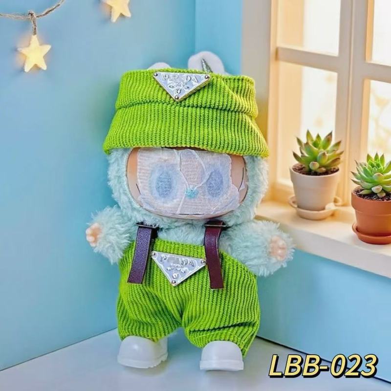 一二三代拉布布服装衣服套装搪胶玩偶labubu潮流娃衣装饰配件大牌|undefined